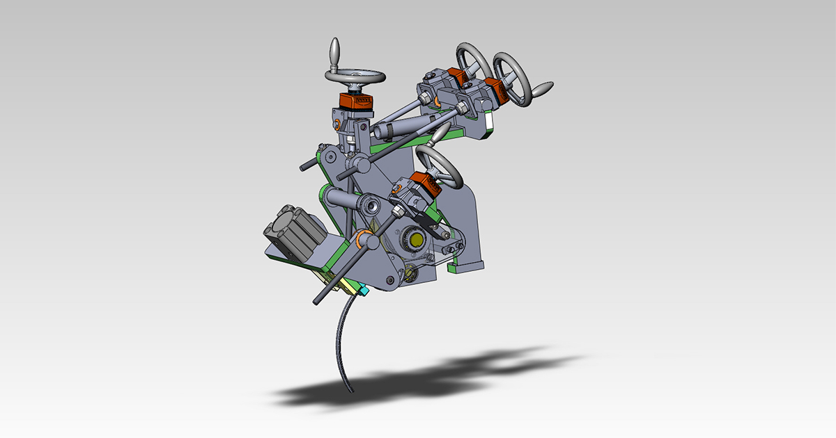 New Ring Roll and Cut off design completed using SolidWorks 11